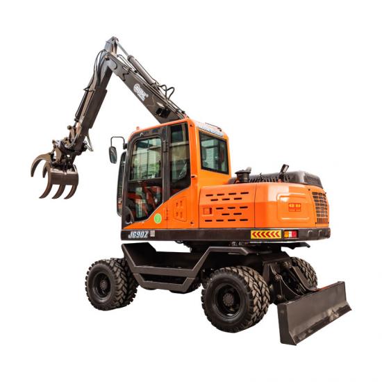JG90Z 6.8 Ton Wheel Digger With 360 Degree Rotating Scrap JG90Z 6.8 Ton Wheel Digger With 360 Degree Rotating Scrap